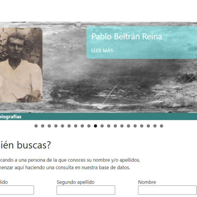 Página de inicio del proyecto Todos los Nombres